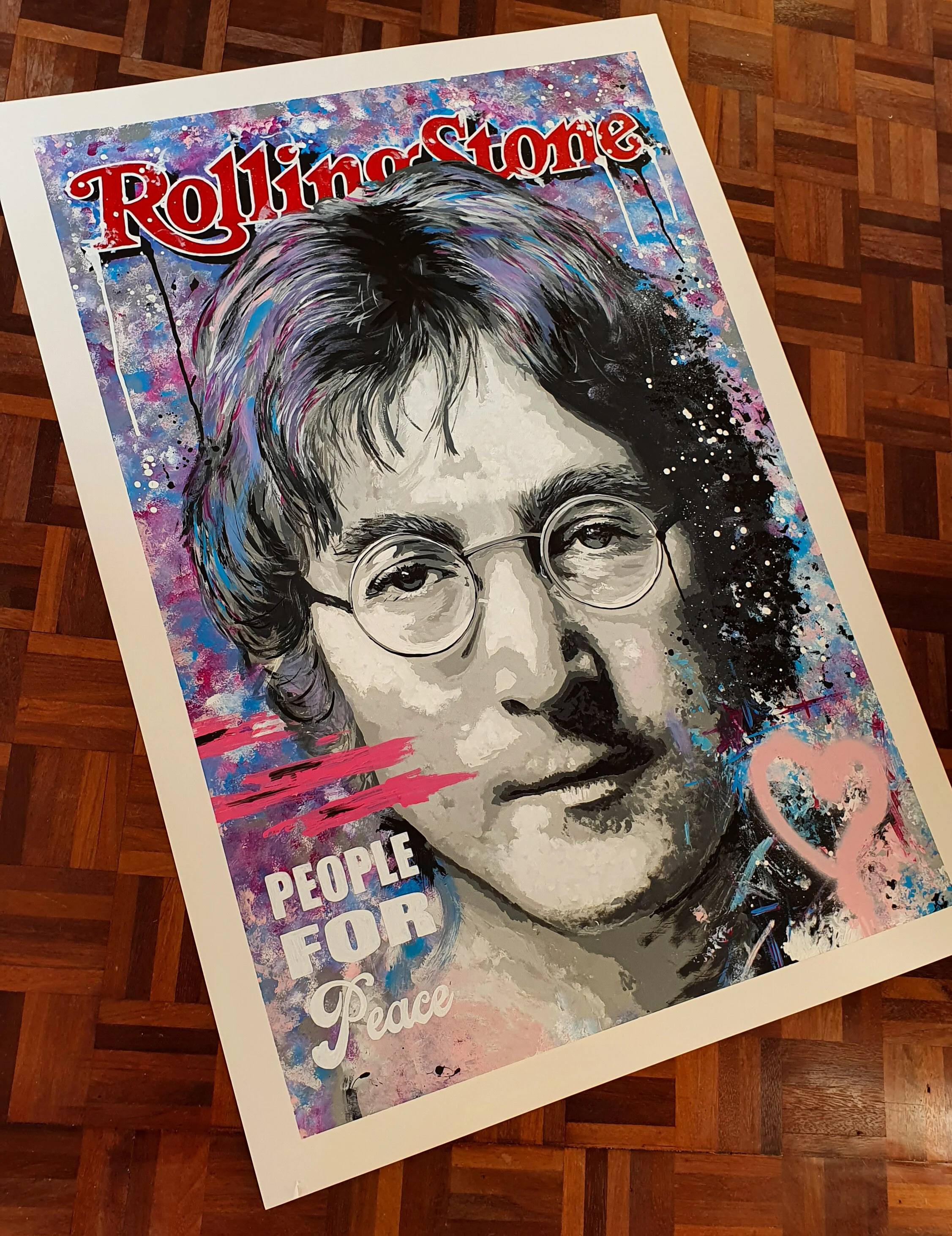 ザ　ビートルズ ジョン・レノン ポスター　額装品 ザ ビートルズ ジョン・レノン ポスター 額装品 額付きポスター